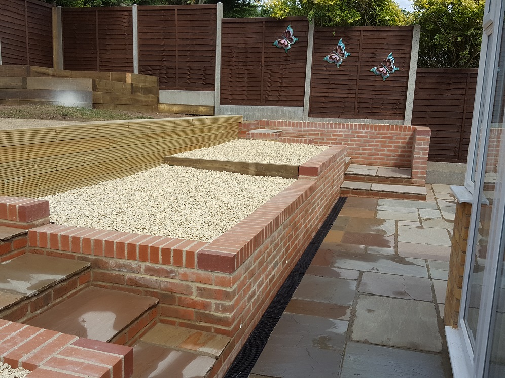 Retaining walls, paving, decking and fencing
